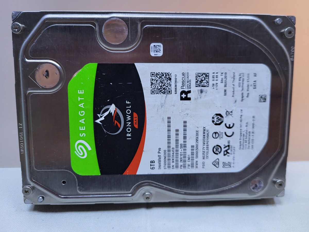 外付けハードディスク・ドライブ Seagate IronWolf Pro 6TB HDD Seagate IronWolf Pro ST6000NE000 6TB Hard Drive 3.5
