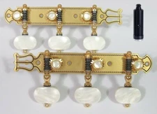 Classical Flamenco Guitar Machine Heads Tuners Friction Free System 102G-AW-S4