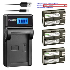Kastar LCD Charger Battery for Canon BP-511 CG-580 PowerShot G6 PowerShot Pro 1