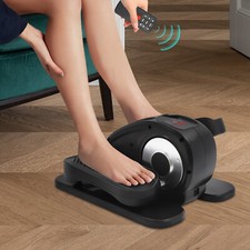 Under Desk Elliptical Trainer Pedal Exerciser Machine Stepper w/ LED Monitor