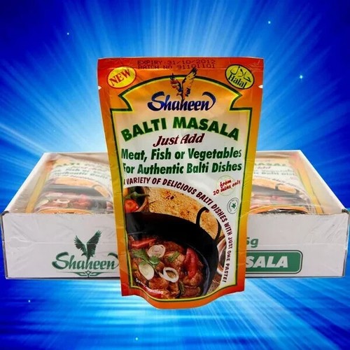 12 X 175G BOX SHAHEEN BALTI MASALA PASTE FÜR ALLE IHRE AUTHENTISCHEN CURRYGERICHTE