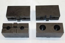 4 tlg. Satz weiche Aufsatzbacken Drehbacken - BISON - b=59 mm / Nut=13 mm