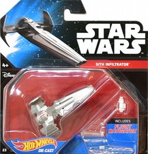 HOT WHEELS STAR WARS STARSHIP SERIES - SITH INFILTRATOR ITEM CGW72
