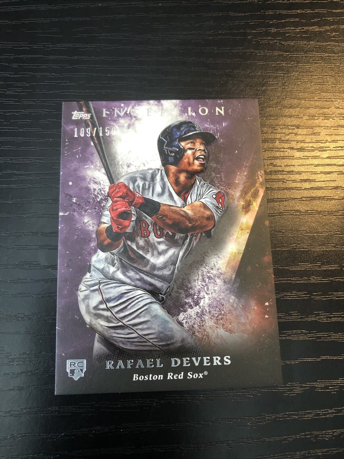 2018 Topps Inception Purple #50 Rafael Devers RC/150