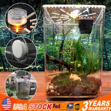 Large Acrylic Reptile Terrarium Gecko Lizard Spider Vivarium Enclosure Tank