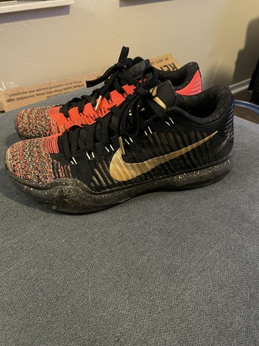 Kobe 10 Elite Low (5 Rings/Xmas), Size 