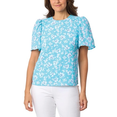 Draper James Women's Flutter Sleeve Blouse | D22 - Picture 13 of 18