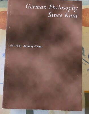 German Philosophy since Kant 