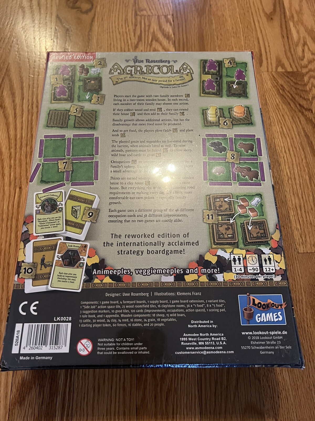 Agricola Board Game - Revised Edition - NEW IN BOX, FACTORY SEALED