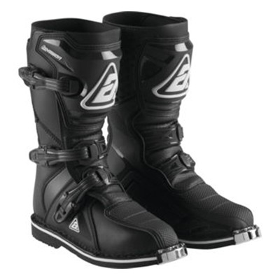 Answer AR1 Youth Race Boots - Black - Youth Size 6 OPEN BOX 0410-2304-0106