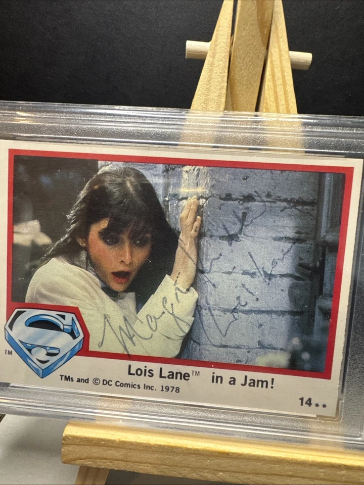Margot Kidder Lois Lane Autographed 1978 Topps Superman Trading Card - Image 2 of 3