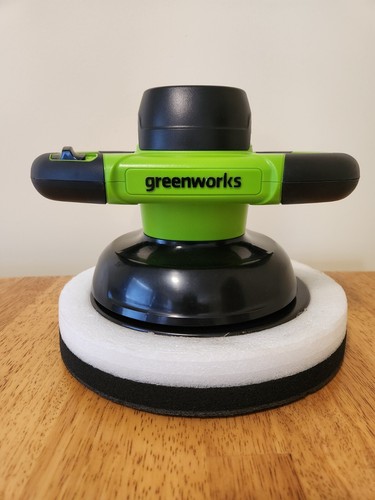 Greenworks 24V Powerful 10" Cordless Buffer & Polisher, 2800 RPM Waxing Machine - Picture 4 of 8