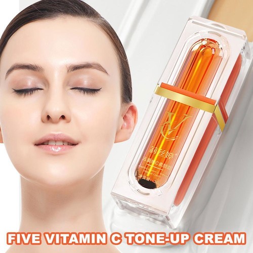Five Vitamin C Tone Up Cream Non-greasy Face Moisturizer Tone Up Cream 30 S2T8 - Picture 5 of 10