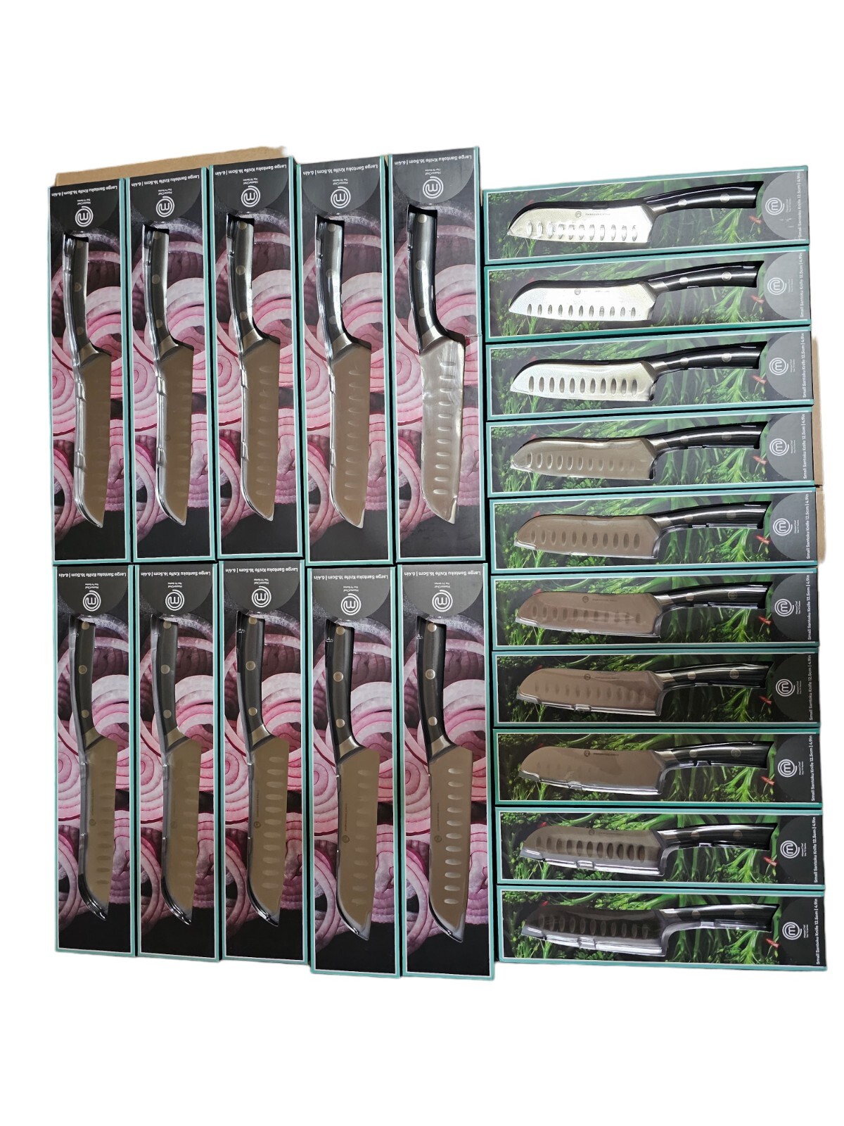 Bulk Knives MasterChef Small And Large Santoku Knives 20 Knives Black Friday eBay