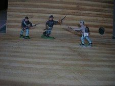 BRITAINS ZANG HERALD 54MM TOY SOLDIERS ACW VINTAGE 1950'S ENGLAND
