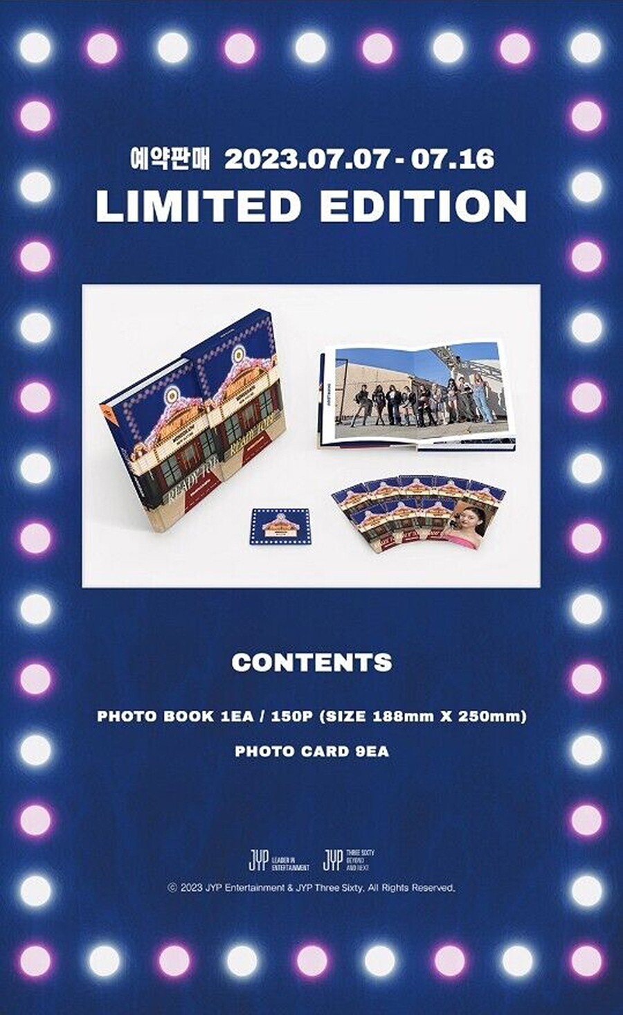 TWICE [READY TO BE] MONOGRAPH / 150 page Photo Book+9ea Card+GIFT