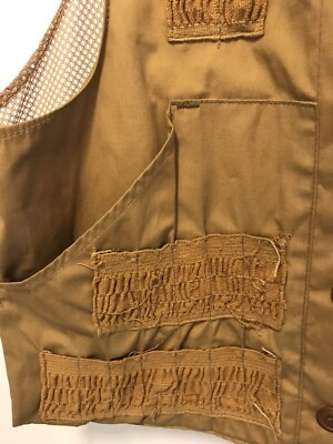 VTG Duxbak Canvas Hunting Vest Size Medium 70s 80s Shell Holders