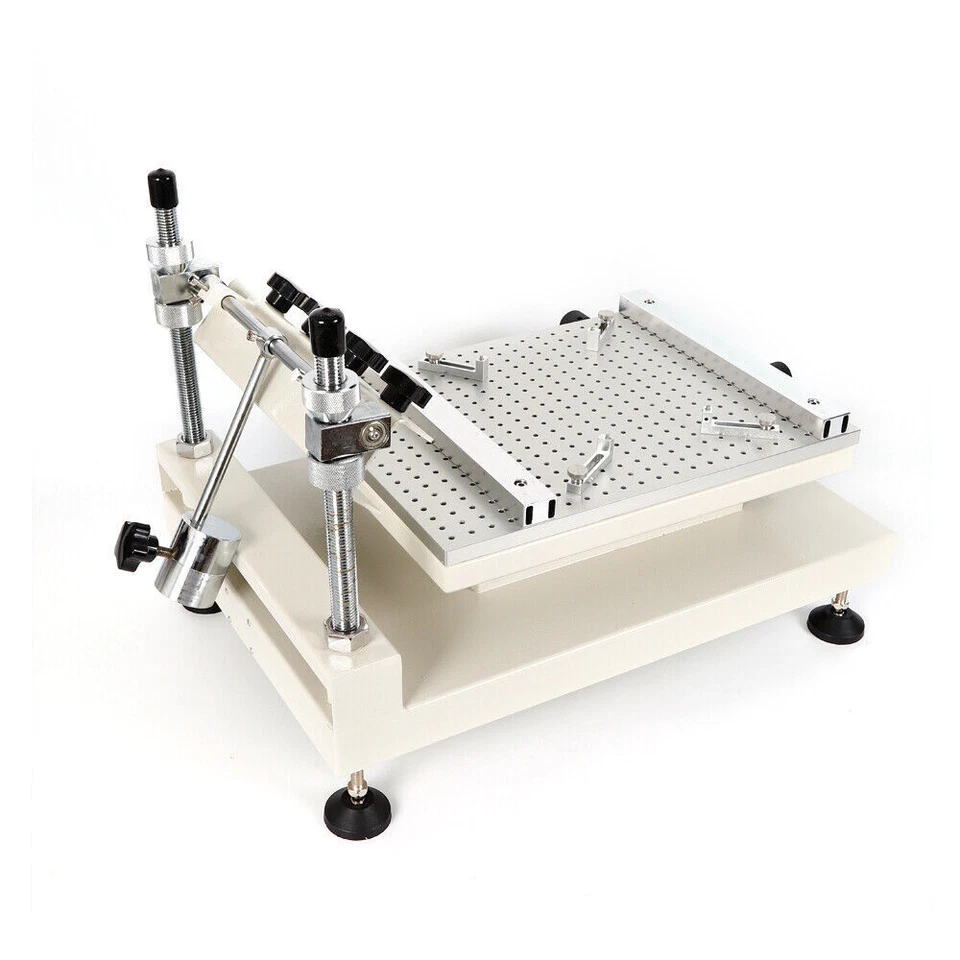 Impresora manual de pasta de soldadura con impresión de plantilla 3040 SMT pantalla PCB impresora de plantillas Foto 3 de 4