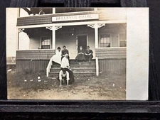 Wells Beach, Maine Bellevue Hotel Frank Sevigny Real Photo Postcard ME RPPC