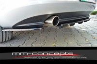 CUP Diffusor Ansatz Schwarz FüR Alfa Romeo 159 Bj. 05 - 11 Heck StoßStange Ver
