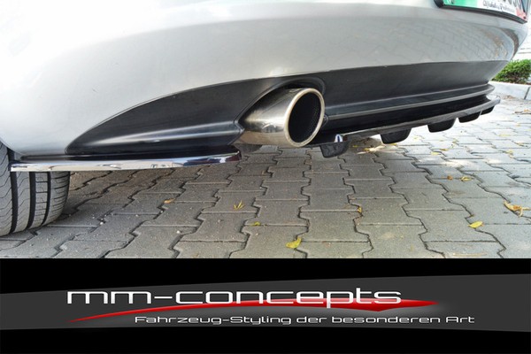 CUP Diffusor Ansatz Schwarz FüR Alfa Romeo 159 Bj. 05 - 11 Heck StoßStange Ver-image
