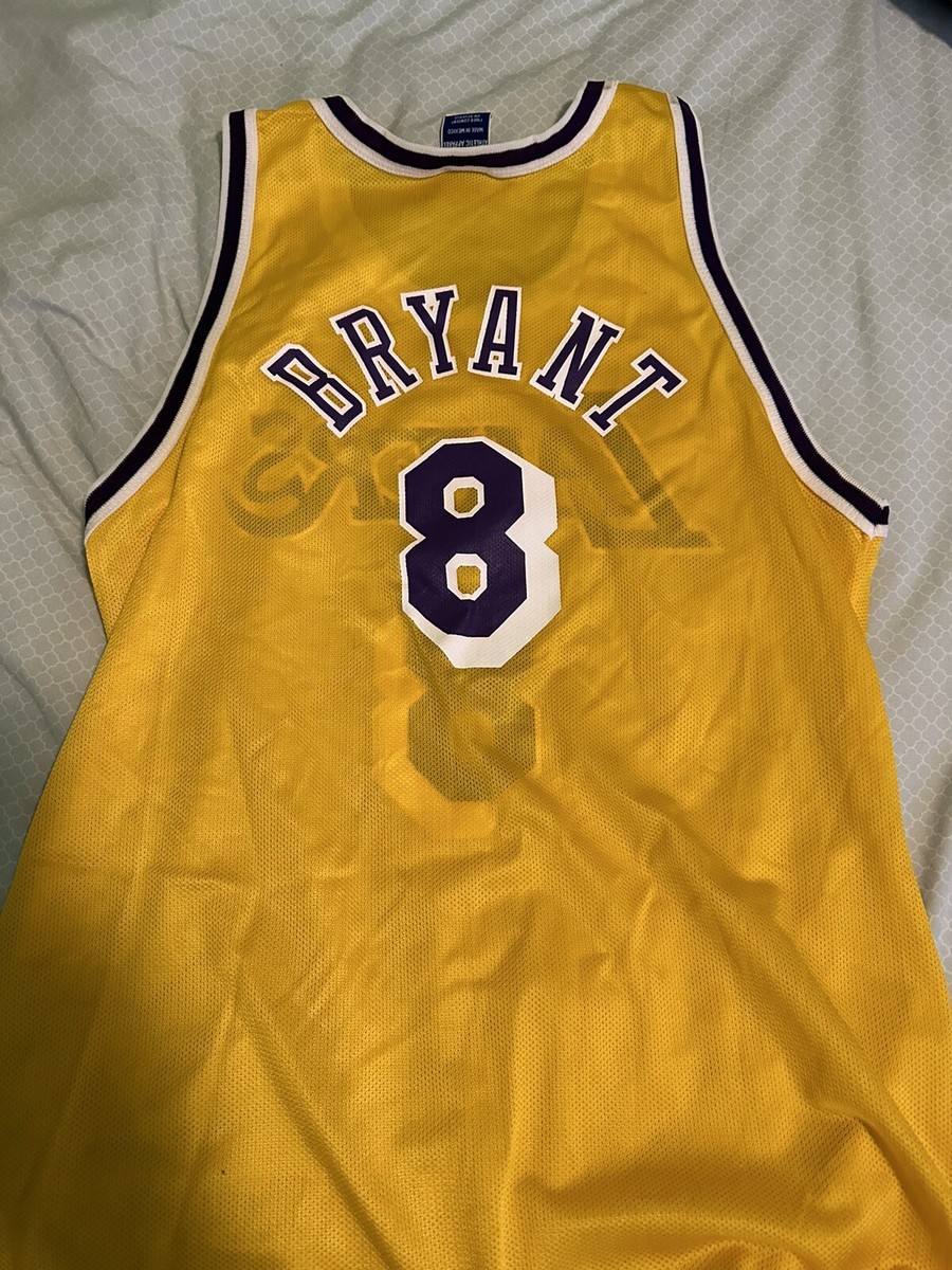 Champion LA Lakers Kobe Bryant #8 #24 Jersey NBA 40 LOS ANGELES