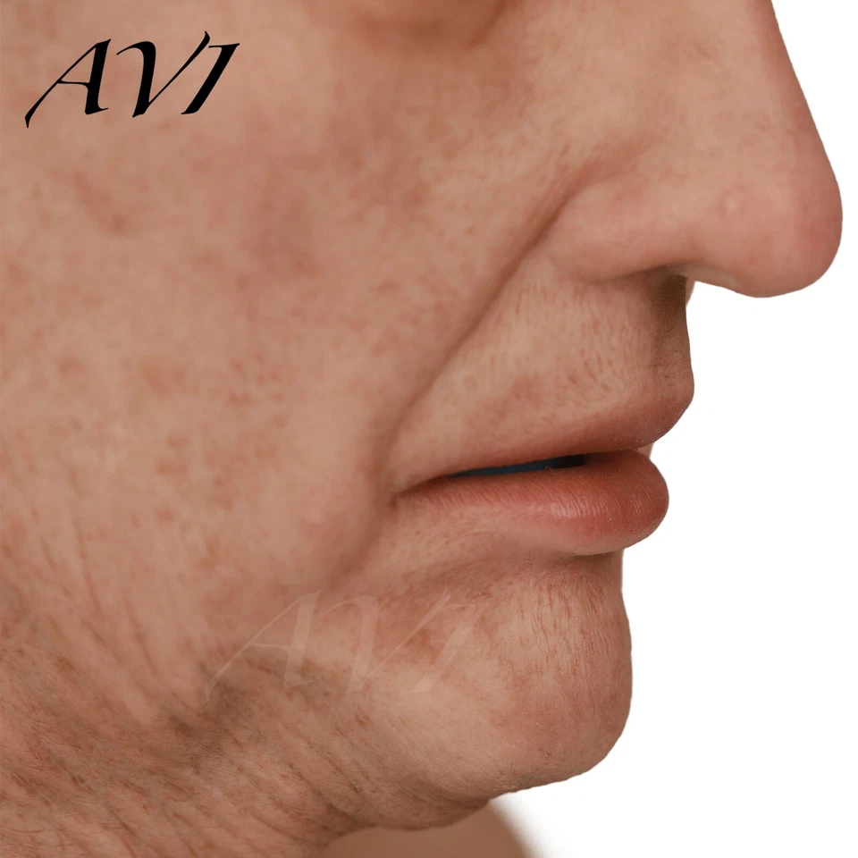 Avi Realistic Silicone Mask Old Man Mask Full Headwear Disguise Cosplay Mask - Image 4 of 4