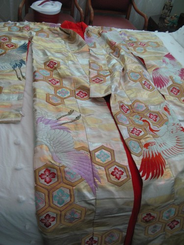 VINTAGE JAPANISCHER HOCHZEITSKIMONO - Bild 6 von 9