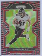 HAYDEN HURST 2021 PANINI PRIZM SNAKESKIN PRIZM SSP CASE HIT #323