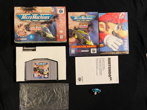 Micro Machines 64 Turbo -Car Variant- (Nintendo 64) Box Manual Complete CIB N64 - Afbeelding 1 van 17