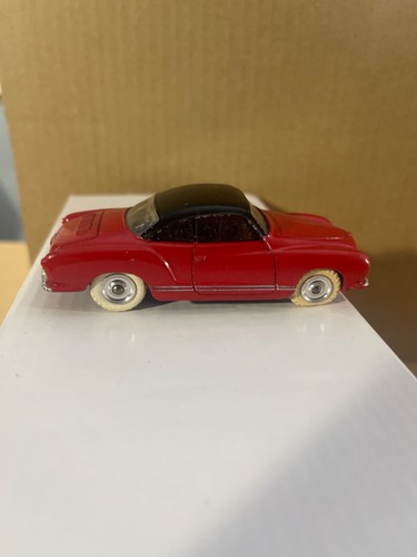 Vintage Dinky Toys 1/43 Scale Red Volkswagen Karmann Ghia Coupe #187 VG - Picture 3 of 6