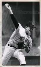 1970 Press Photo Cleveland Indian pitcher Steve Dunning in 1st Maj. league start