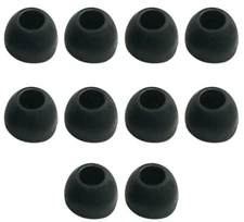 10 Earbud Rubber Earphone Plugs Tips for Jabra Sport Coach Pace Pulse Headsets