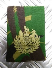 Genuine British Army Woodland Camo DPM Camo DR WO1 Rank Slide NEW