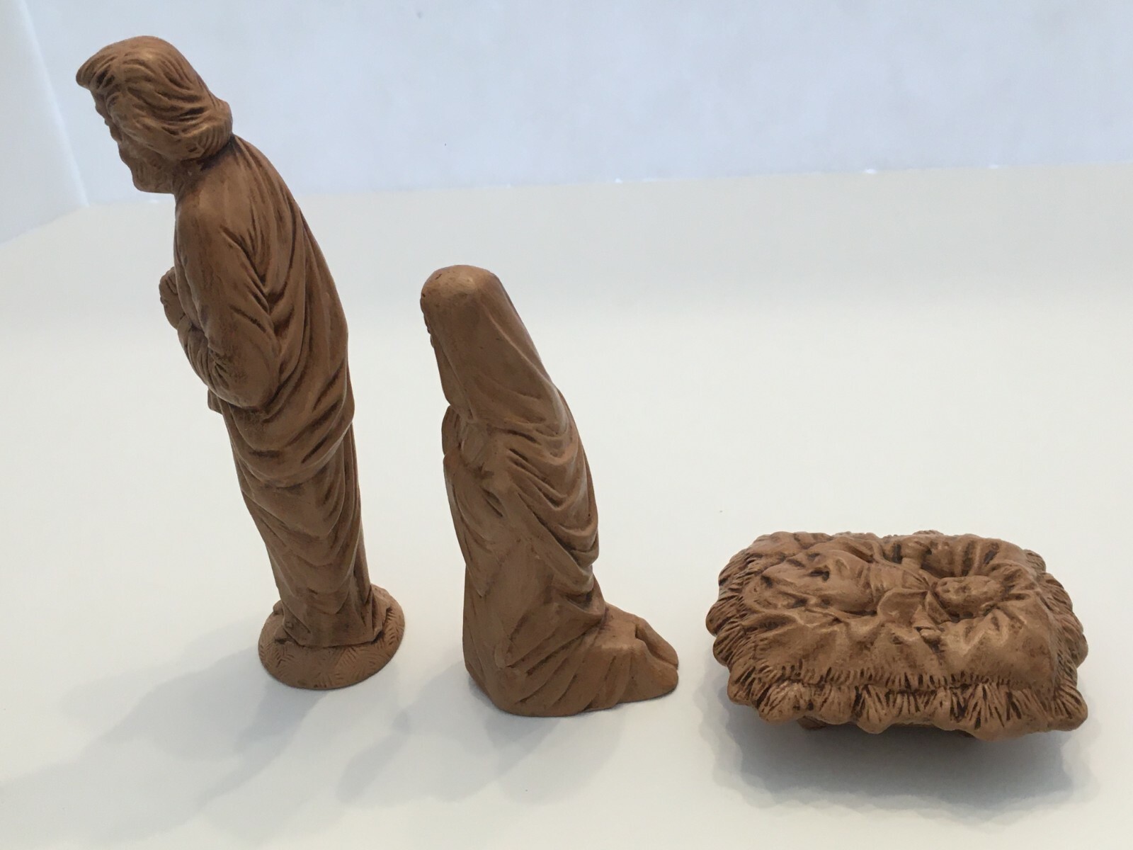 Byron Molds Holy Family Jesus Mary Joseph Nativity Pieces Vintage Christmas 1973
