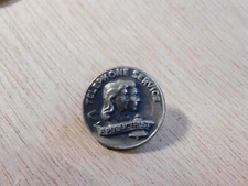 Sterling Silver Telephone Service A Public Trust Award Pin
