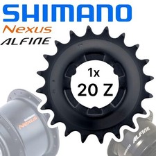 Shimano Nexus / Alfine Getriebenaben Usura Ricambio Pignone Nero 20 Denti