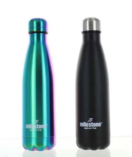 500ml Double Walled Insulated Vacuumed Stainless Steel Drinks Sports Bottles