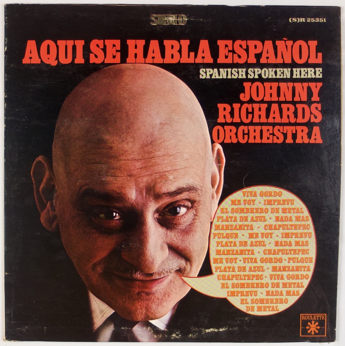 JOHNNY RICHARDS: Aqui Se Habla Espanol Roulette Latin LP