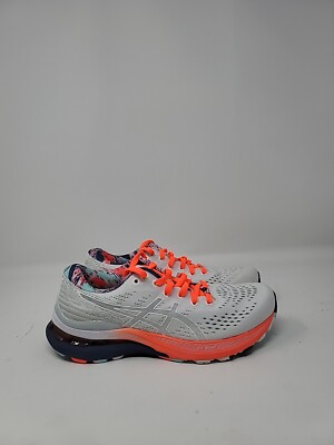 Asics Gel Kayano 28 Womens 6 Gray Running Shoes Athletic Trainers Sneakers B22