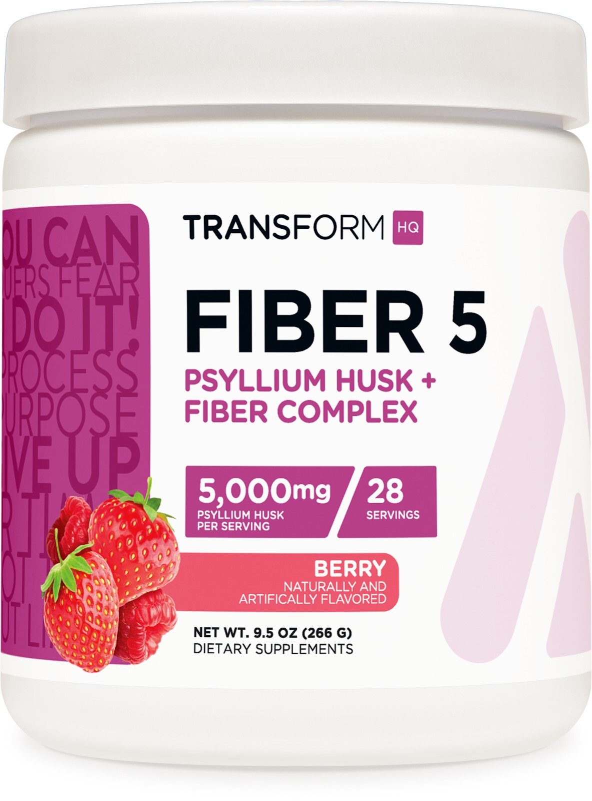 TransformHQ Fiber 5 с комплексом шелухи подорожника и клетчатки (ягодный вкус) (28 порций)