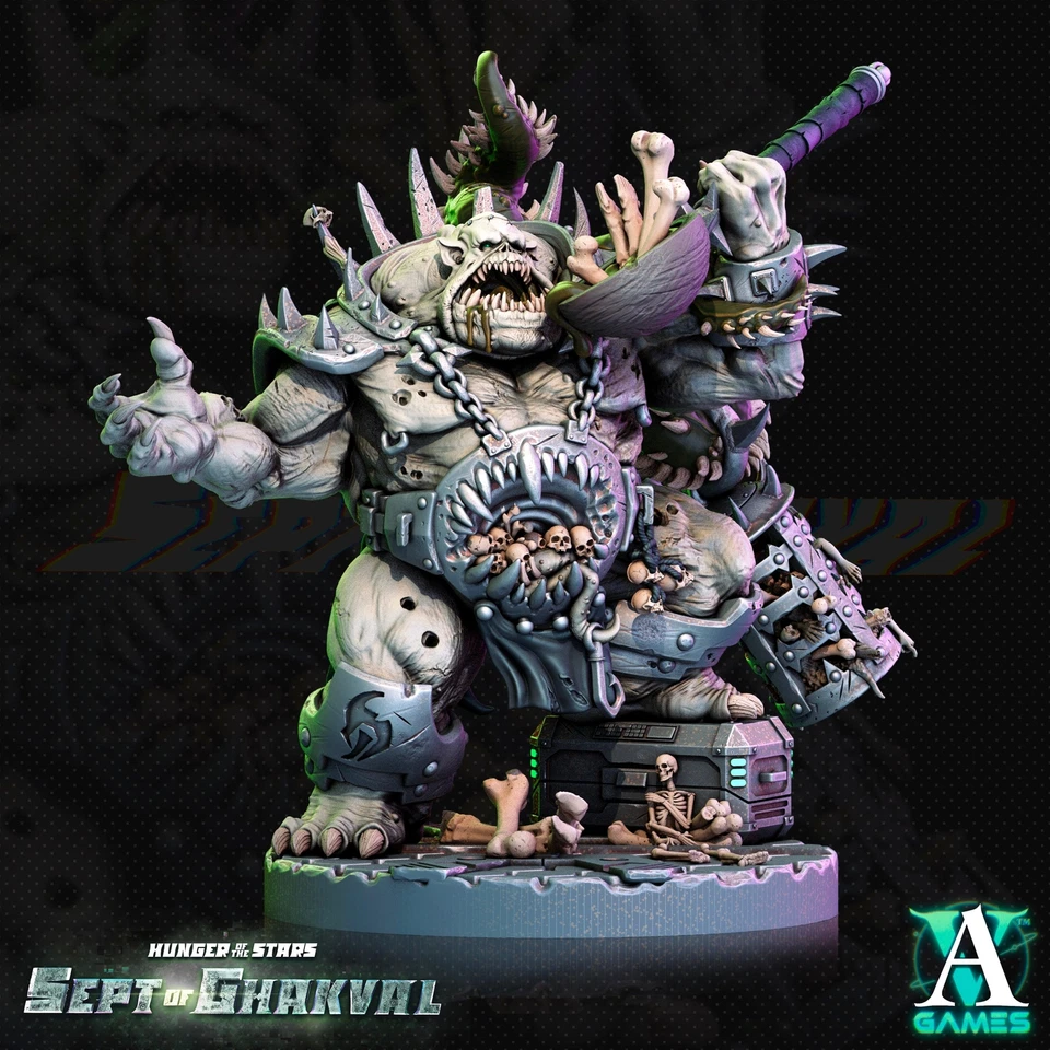 Juegos de Archivillanos Impresos en 3D Ghakval Carceleros Hambre de Estrellas 28 32mm D&D Foto 4 de 4