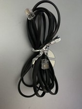 7ft Telephone Line Cord Cable Wire DSL Modem Fax Phone to Wall - Black