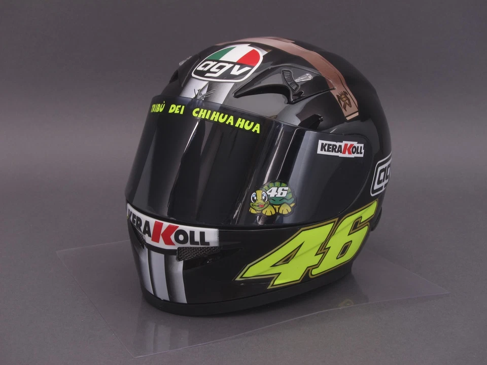 1/2 Minichamps AGV Helm - Valentino Rossi - MotoGP Jerez Test 2007 - 327070046