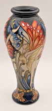 Moorcroft Florian Butterfly Ballet Vase 75/8 Ltd Ed No. 17 of only 25 RARE!