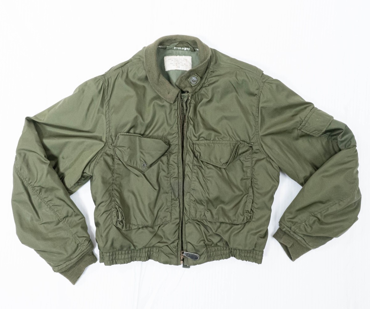 Vintage 70s USN Wep G8 Flight Bomber Jacket Size 42L | eBay