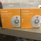 2 X FireAngel HW1-R Heat Alarm - White Brand New Mains Powered