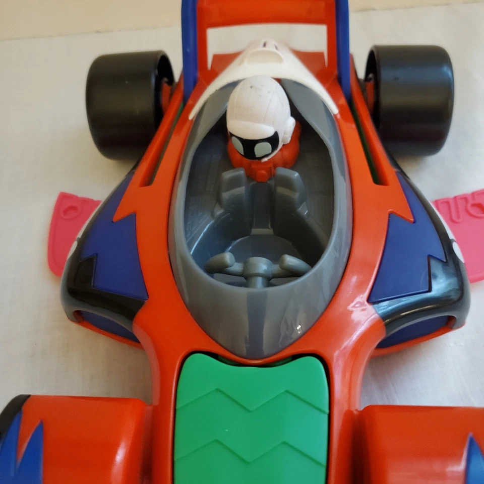 Playskool Transformers Go-Bots - Speed Bot II - F1 Rojo Hasbro Falta Driver Foto 2 de 4