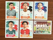 Lot of 6 2026 FIFA World Cup Stickers