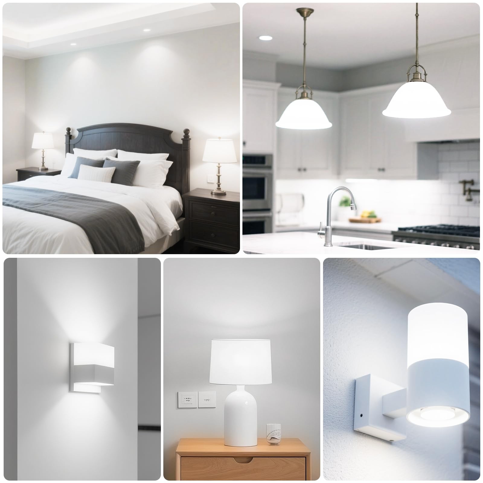 Super Bright LED Light Bulbs, 150 Watt Equivalent, 5000K Daylight White, 2600...
